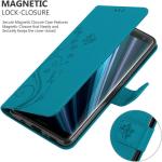 Blaue Cadorabo Sony Xperia XZ3 Cases Art: Flip Cases 