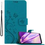 Blaue Cadorabo Huawei P20 Pro Cases Art: Flip Cases aus Kunstleder 
