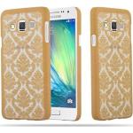 Goldene Cadorabo Samsung Galaxy A3 Hüllen 2015 Art: Hard Cases 