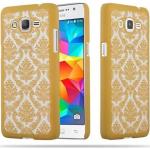 Goldene Cadorabo Samsung Galaxy Grand Prime Cases Art: Hard Cases aus Kunststoff 
