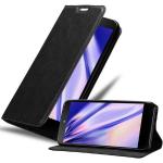 Schwarze Cadorabo Nexus 5 Hüllen Art: Flip Cases aus Kunstleder klappbar 