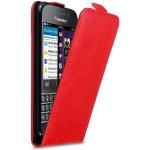 Rote Cadorabo BlackBerry Q10 Hüllen Art: Flip Cases aus Kunstleder klappbar 
