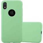 Pastellgrüne Cadorabo iPhone XR Cases aus Silikon für Herren 