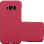 Rote Elegante Samsung Galaxy S8 Cases Art: Slim Cases Matt aus Silikon 