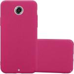 Pinke Elegante Nexus 6 Hüllen Art: Slim Cases Matt aus Silikon 