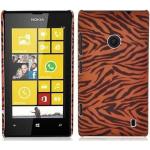 Braune Cadorabo Nokia Lumia 520 Cases Art: Bumper Cases 