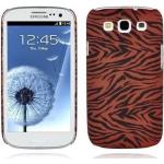 Braune Cadorabo Samsung Galaxy S3 Cases Art: Bumper Cases aus Silikon 