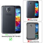 Cadorabo Samsung Galaxy S5 Cases Art: Bumper Cases mit Freiheitsstatue-Motiv 