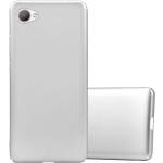 Silberne Elegante HTC Desire 12 Cases Art: Slim Cases Matt 