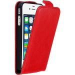 Rote Cadorabo iPhone 4/4S Cases Art: Flip Cases aus Kunststoff 