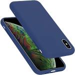 Reduzierte Blaue Elegante Cadorabo iPhone XS Max Cases Art: Soft Cases mit Bildern aus Silikon kratzfest 