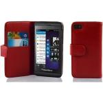 Rote Cadorabo BlackBerry Z10 Hüllen Art: Flip Cases aus Kunststoff 