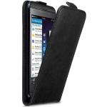 Schwarze Cadorabo BlackBerry Z10 Hüllen Art: Flip Cases aus Kunststoff 