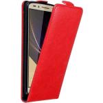 Rote Cadorabo Honor 7 Cases Art: Flip Cases aus Kunststoff 