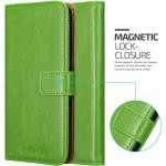 Grüne Cadorabo HTC Desire 10 Pro Cases Art: Flip Cases aus Kunststoff 