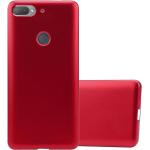 Rote Cadorabo HTC Desire 12 Plus Cases aus Kunststoff 