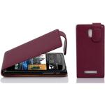 Lila Cadorabo HTC Desire 500 Cases Art: Flip Cases aus Kunststoff 