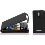 Schwarze Cadorabo HTC Desire 500 Cases Art: Flip Cases aus Kunststoff 