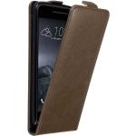 Braune Cadorabo HTC One A9 Cases Art: Flip Cases 