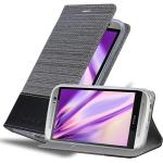 Schwarze Cadorabo HTC One M8 Cases Art: Flip Cases aus Kunststoff 