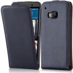 Schwarze Cadorabo HTC One M9 Cases Art: Flip Cases aus Kunststoff 