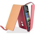 Rote Cadorabo HTC One Max Cases Art: Flip Cases aus Kunstleder 