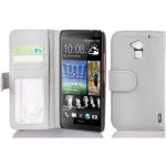 Weiße Cadorabo HTC One Max Cases Art: Flip Cases 