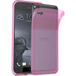 Pinke Cadorabo HTC One X9 Cases Art: Bumper Cases durchsichtig aus Silikon 