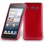Rote Cadorabo Huawei Ascend G510 Hüllen Art: Bumper Cases aus Silikon 
