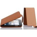 Braune Cadorabo Huawei Ascend G525 Cases Art: Flip Cases aus Kunststoff 