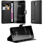 Schwarze Cadorabo Huawei Ascend G700 Cases Art: Flip Cases aus Kunststoff 