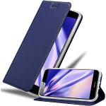 Reduzierte Blaue Elegante Cadorabo Huawei Ascend G7 Cases Art: Flip Cases mit Bildern aus Kunstleder klappbar 