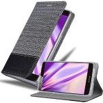 Reduzierte Graue Elegante Cadorabo Huawei Ascend G7 Cases Art: Flip Cases mit Bildern aus Kunstleder klappbar 