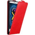 Reduzierte Rote Elegante Cadorabo Huawei Mate 9 Cases Art: Flip Cases mit Bildern aus Kunstleder klappbar 