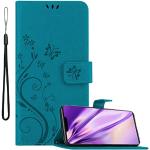 Blaue Elegante Cadorabo Huawei Mate 30 Cases Art: Flip Cases mit Bildern aus Kunstleder klappbar 