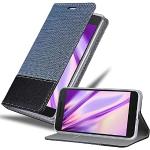 Reduzierte Blaue Elegante Cadorabo Nexus 6P Hüllen Art: Flip Cases mit Bildern aus Kunstleder klappbar 