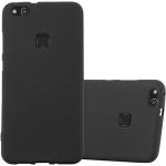Schwarze Cadorabo Huawei P10 Lite Cases Art: Bumper Cases aus Silikon 