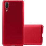Rote Cadorabo Huawei P20 Hüllen Art: Bumper Cases aus Silikon 