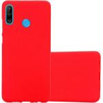 Rote Cadorabo Huawei P30 Lite Hüllen Art: Bumper Cases aus Silikon 