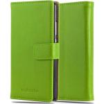 Grüne Cadorabo Huawei P8 Cases Art: Flip Cases aus Kunststoff 