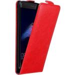 Rote Cadorabo Huawei P8 Lite Cases 2017 Art: Flip Cases aus Kunststoff 