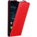 Rote Cadorabo Huawei P9 Plus Cases Art: Flip Cases aus Kunststoff 