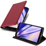Rote Cadorabo Nexus 6 Hüllen Art: Flip Cases aus Kunststoff 