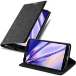 Schwarze Cadorabo Nexus 6 Hüllen Art: Flip Cases aus Kunststoff 