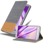Hellgraue Cadorabo LG G2 Mini Cases Art: Flip Cases aus Kunstleder mini 