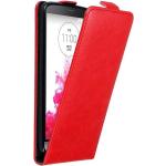 Rote Cadorabo LG G3 Cases Art: Flip Cases aus Kunststoff 