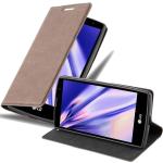 Braune Cadorabo LG G4c Cases Art: Flip Cases aus Kunststoff 