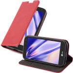 Rote Cadorabo LG K3 Cases 2017 Art: Flip Cases aus Kunststoff 