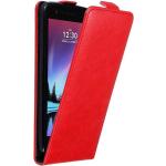 Rote Cadorabo LG K4 Cases 2017 Art: Flip Cases aus Kunststoff 