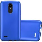 Blaue Cadorabo LG K4 Cases 2017 Art: Bumper Cases aus Silikon 